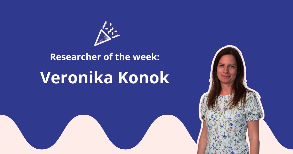 Researcher of the week: our coworker, Veronika Konok