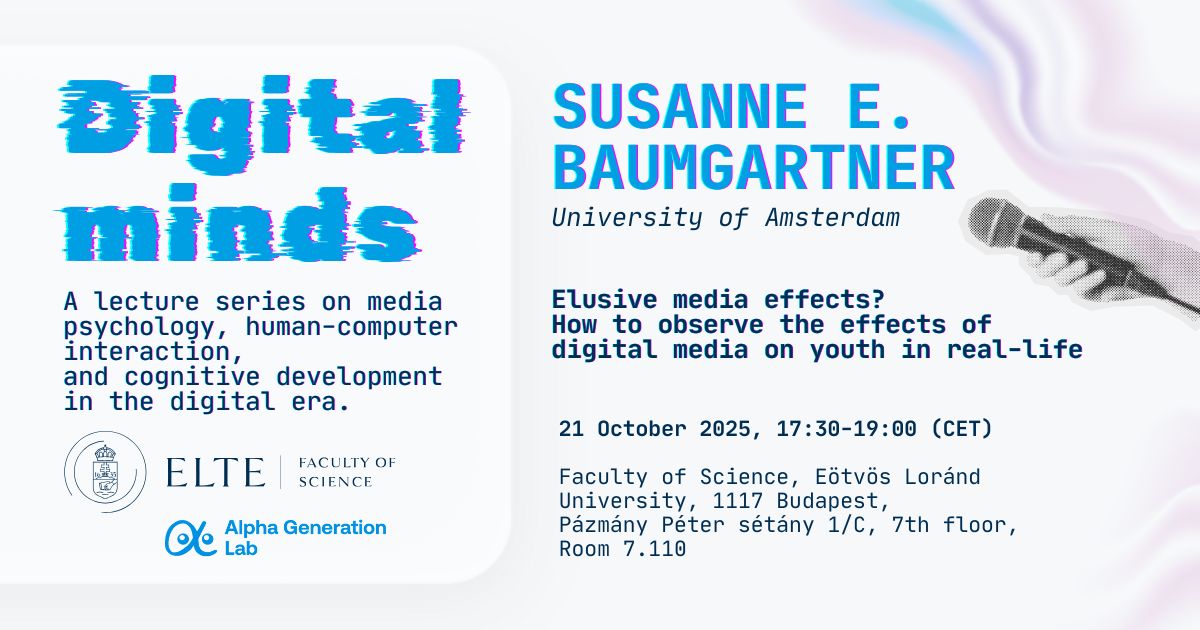 Digital Minds - Speaker: Susanne E. Baumgartner